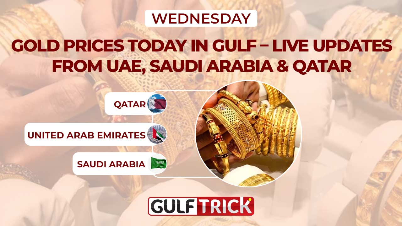 Gold Prices Today in Gulf – Live Updates from UAE, Saudi Arabia & Qatar: 10 June 2026