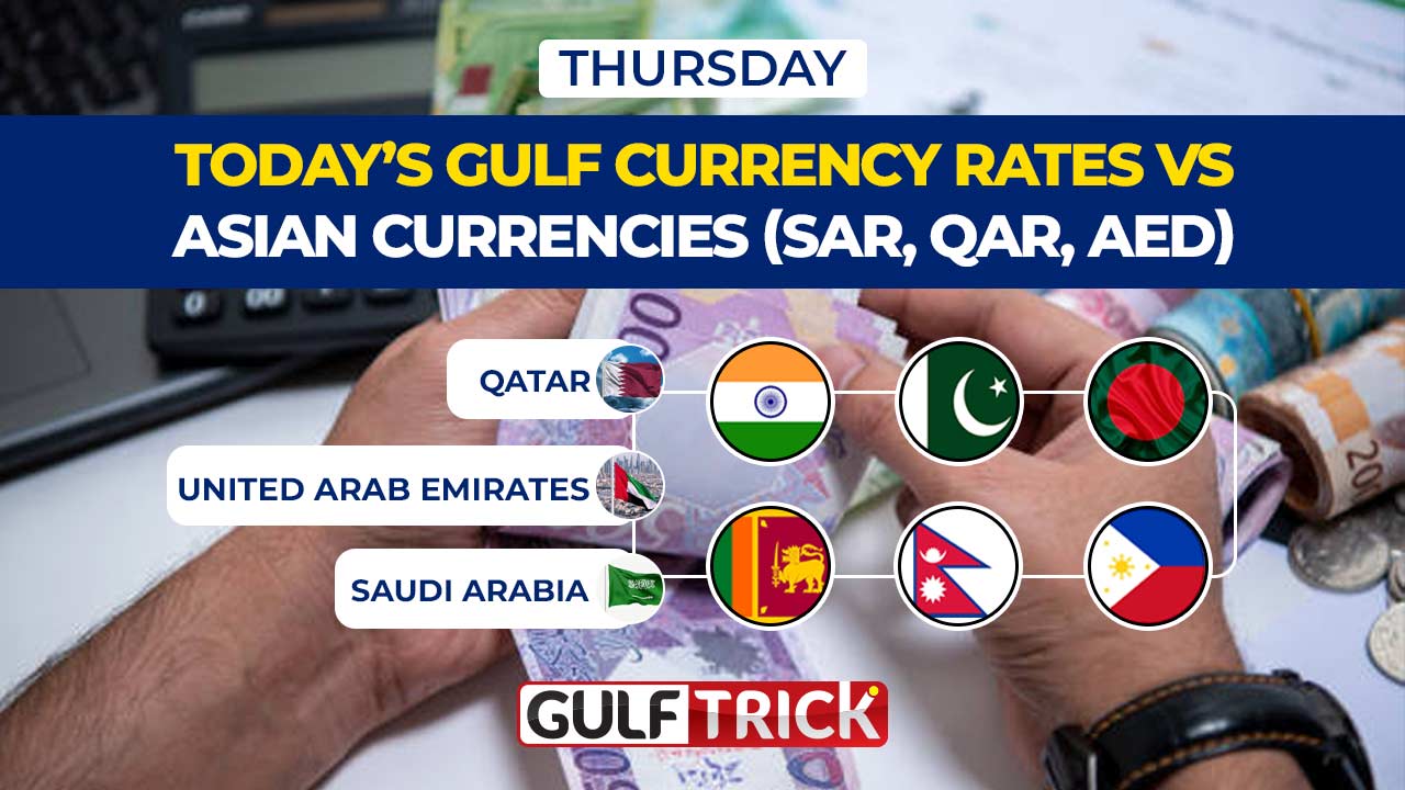 AED, QAR, SAR Rates Against Asian Currencies Update: 11 June 2026