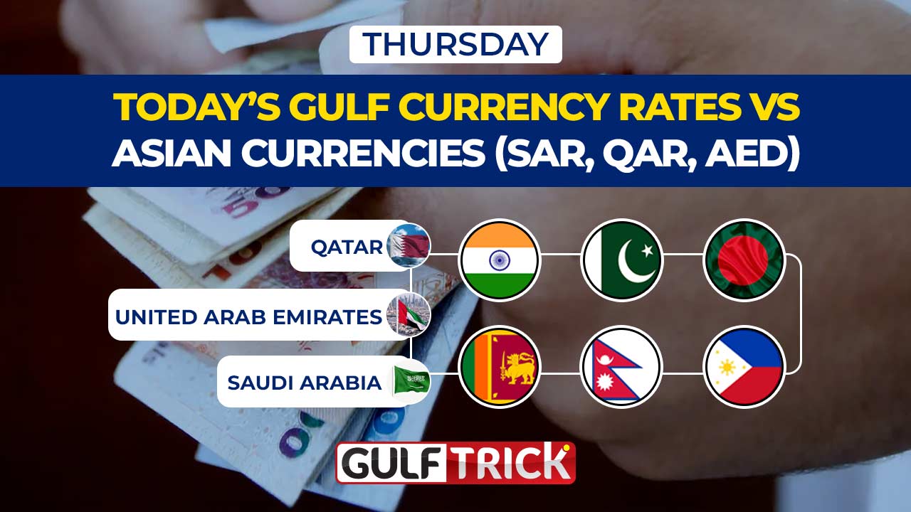 AED, QAR, SAR Rates Against Asian Currencies Update: 18 June 2026