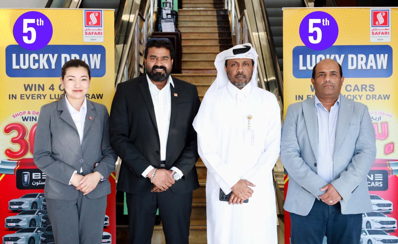 Safari Hypermarket Announces Winners of 5th Lucky Draw, Four Customers Win Bestune Cars