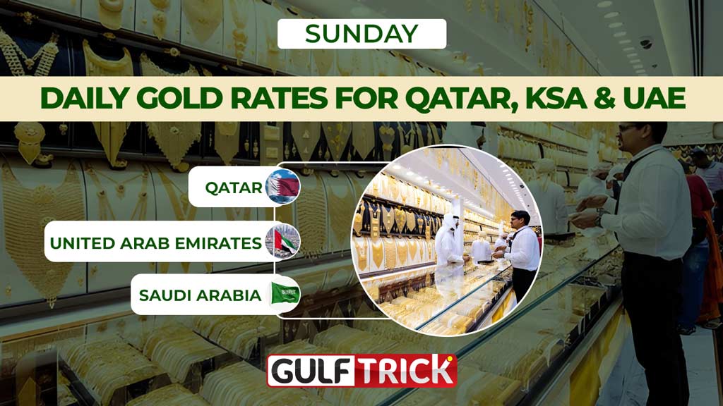 Daily Gold Rates for Qatar, KSA & UAE – Updated June 28, 2026