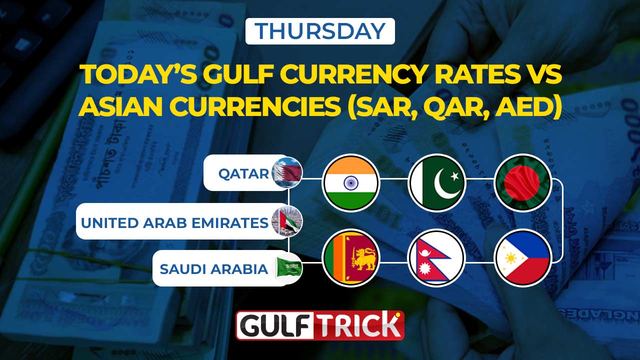 AED, QAR, SAR Rates Against Asian Currencies Update: 02 July 2026
