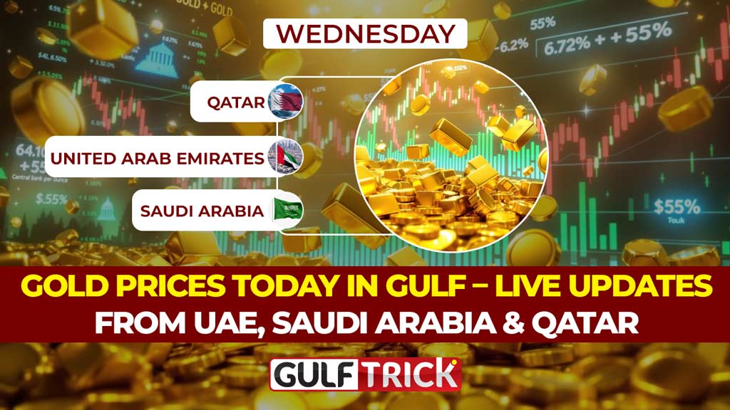 Gold Prices Today in Gulf – Live Updates from UAE, Saudi Arabia & Qatar: 22 July 2026
