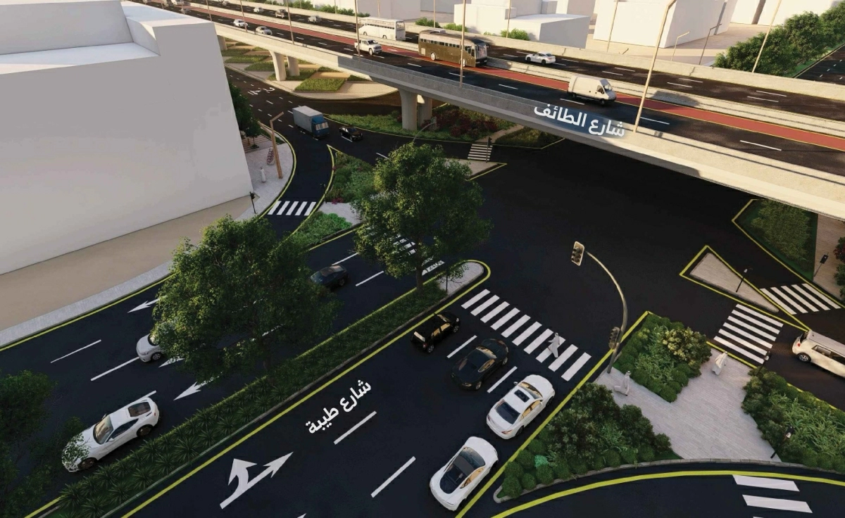 Riyadh Upgrades Taif Road with New Bridge and Traffic Improvements