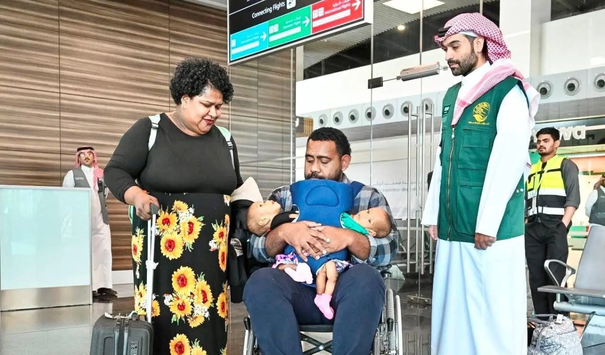 Fijian Conjoined Twins Arrive in Riyadh for Surgery Evaluation