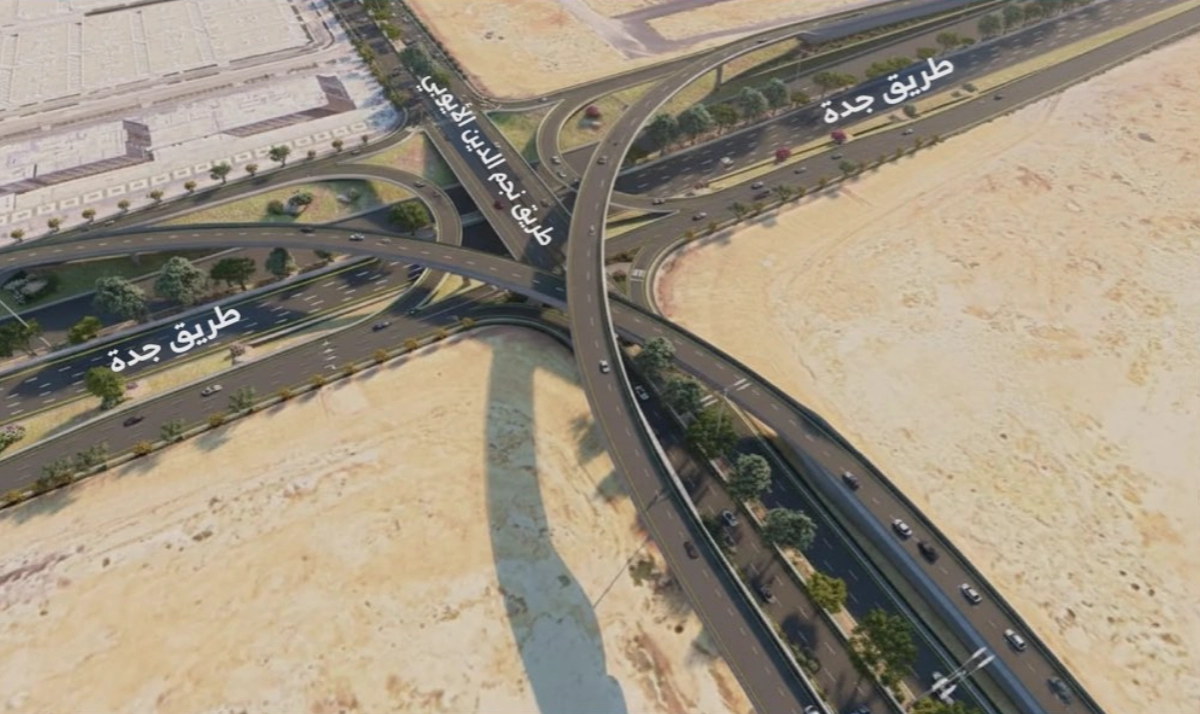 Riyadh Starts Jeddah Road Upgrade Project with Four New Bridges
