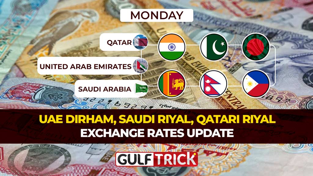 UAE Dirham, Saudi Riyal, Qatari Riyal Exchange Rates Update: 03 August 2026