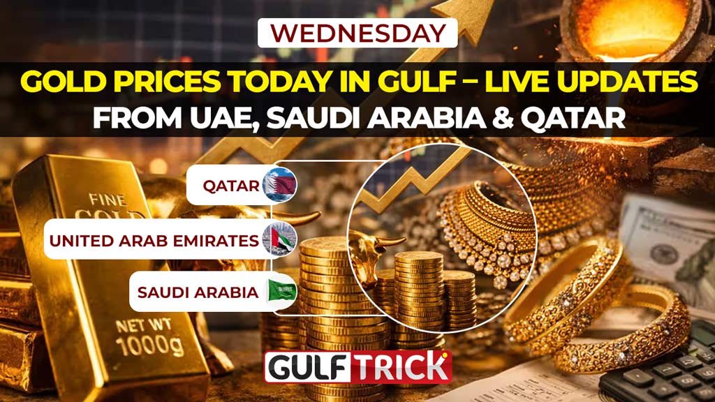 Gold Prices Today in Gulf – Live Updates from UAE, Saudi Arabia & Qatar: 05 August 2026