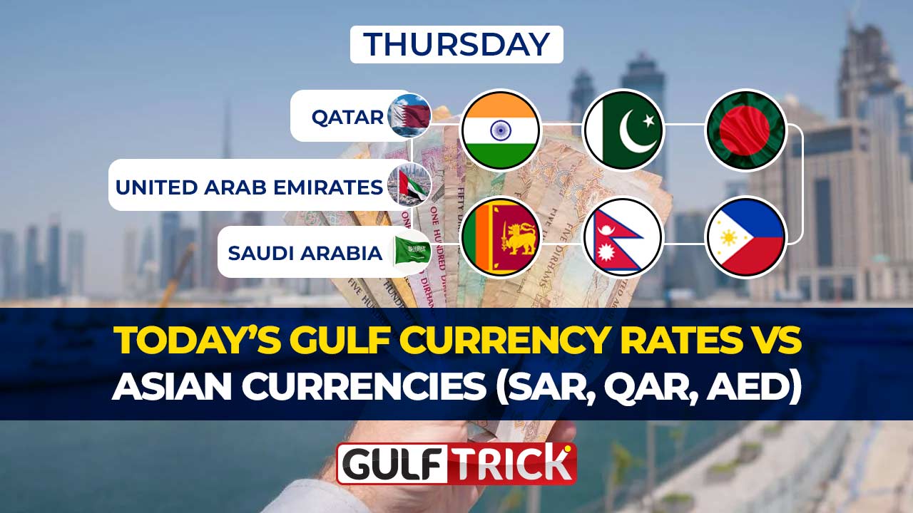 AED, SAR Rates Against Asian Currencies Update: 06 August 2026