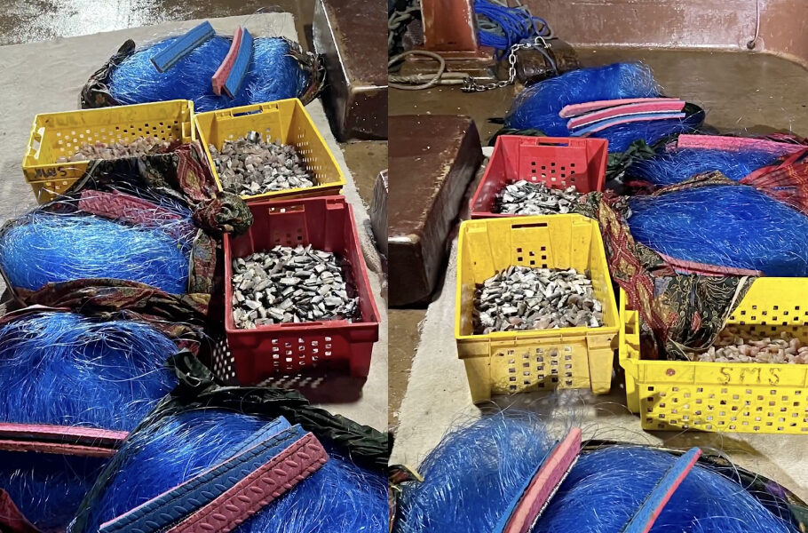 Qatar Police Seizes Illegal Fishing Gear from 4 Dhows During Night Patrol