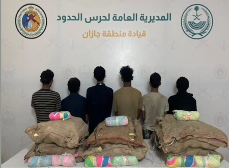 Saudi Border Guard Seizes Khat and Hashish in Jazan and Asir