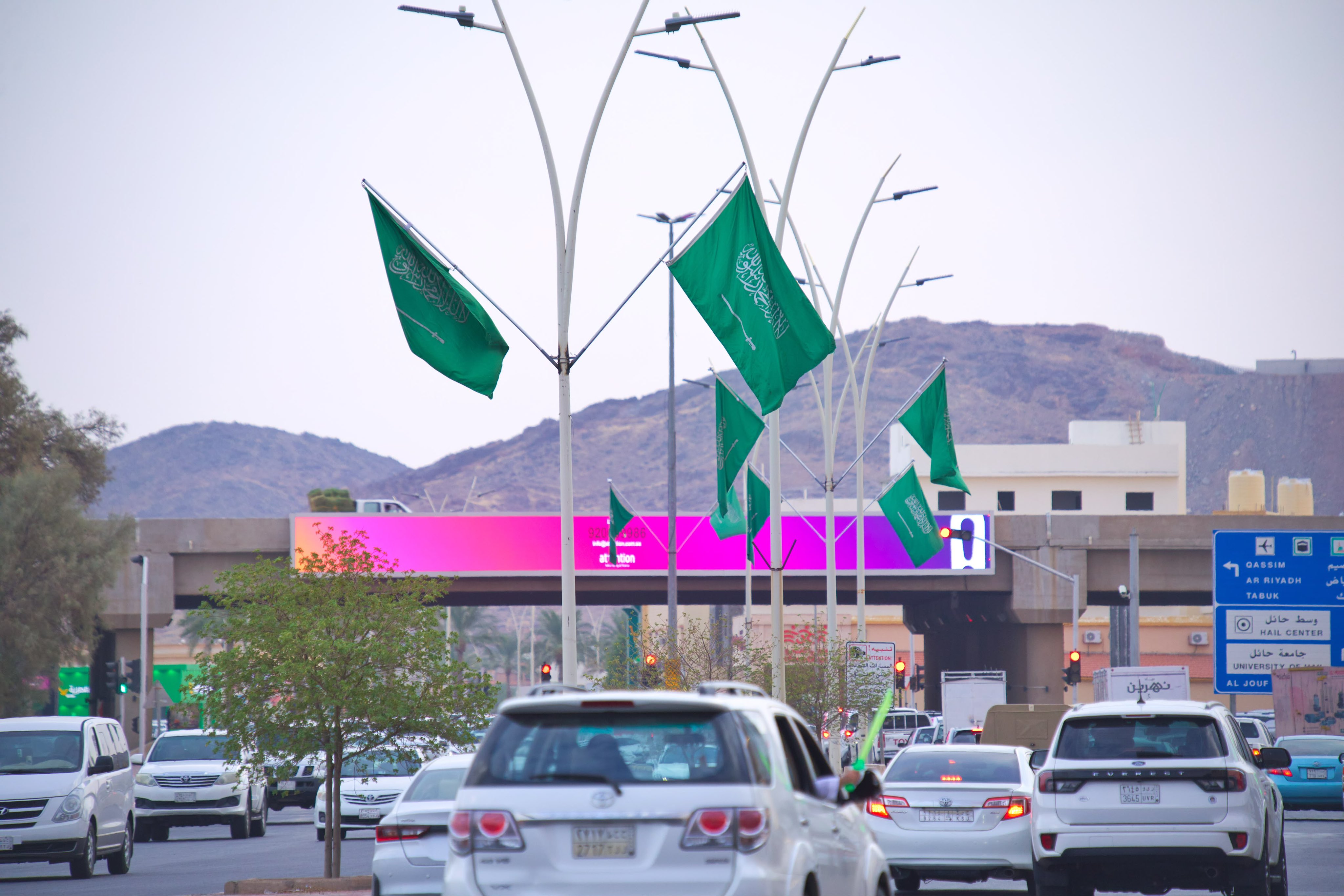 Photo Story: Saudi National Day Preparations Bring Streets to Life Ahead of Celebrations