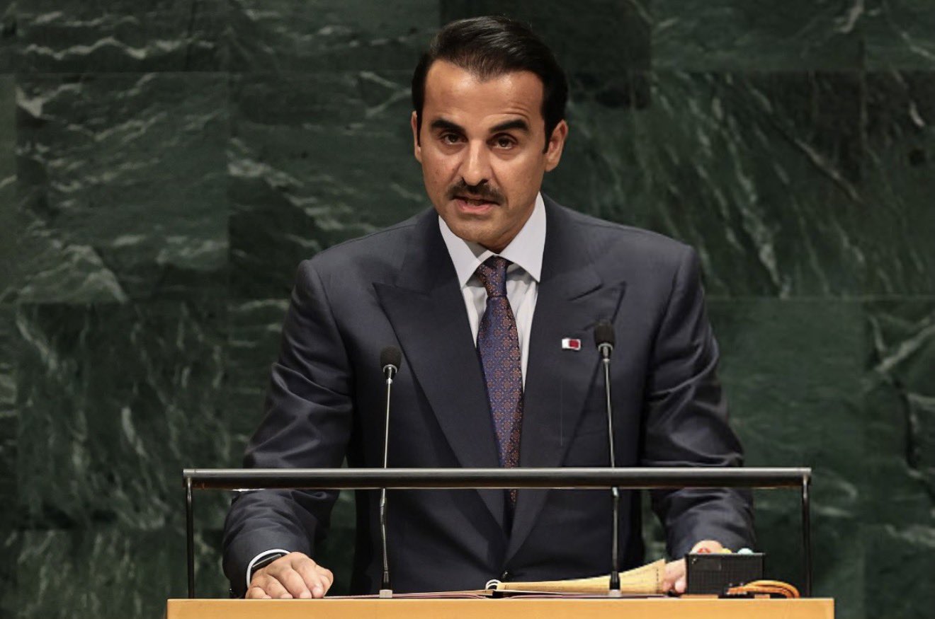 Qatar’s Amir Urges Dialogue and Collective Security at UN, Warns Against Escalation in Region