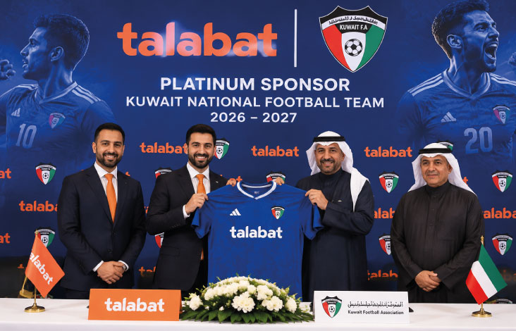 Talabat Named Platinum Sponsor of Kuwait National Football Team for 2026–2027 Season