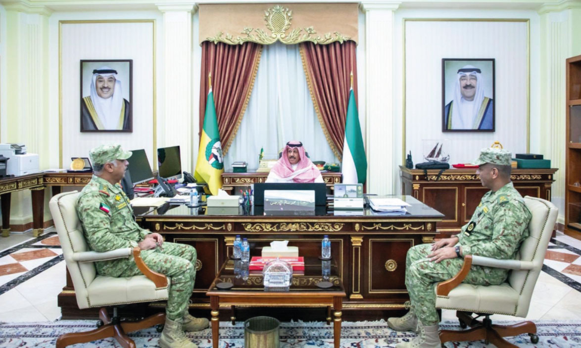 Kuwait National Guard Reviews Training Preparations
