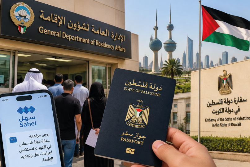 Kuwait Begins Residency Transfers for Palestinian Document Holders