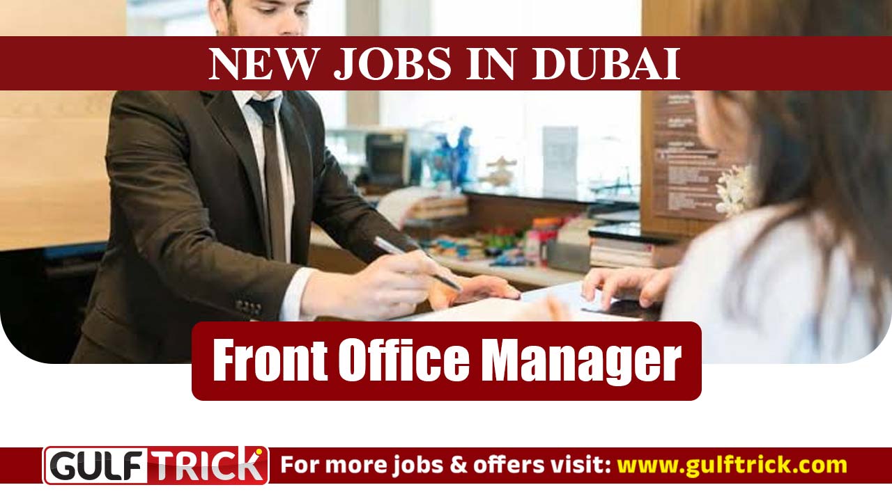 UAE Job: Sharjah Hotel Hiring Front Office Manager