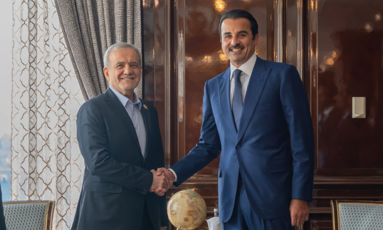 Qatar Amir and Iran President Discuss Hormuz, Energy Supplies and Regional Tensions in Moscow